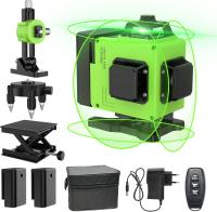 Nivel Laser Autonivelante 360°x 4 Verde Grados, 30M, P54, Ba...