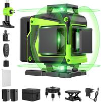 Nivel Laser Autonivelante 360 Grados. Verde 16 Líneas