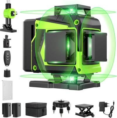 Nivel Laser Autonivelante 360 Grados. Verde 16 Líneas