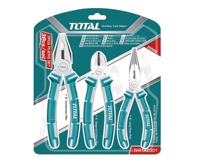 Kit 3 Pinzas Total Profesional