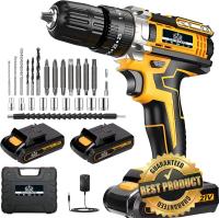 Taladro Percutor a Batería 21V 2000mAh 24 Accesorios