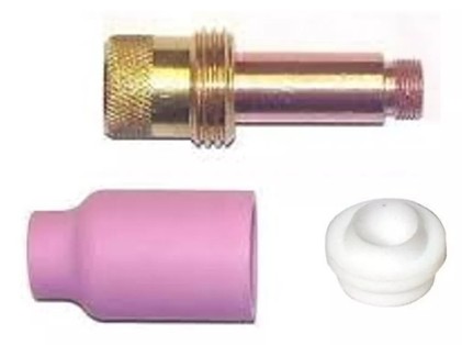 gas lens diffuser and nozzle