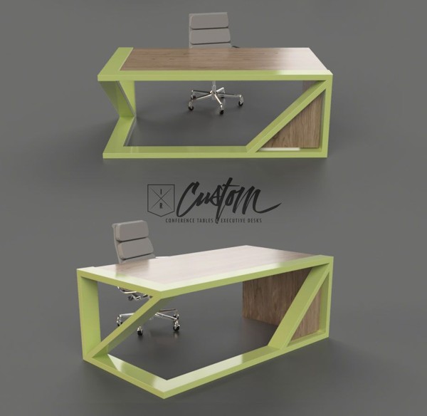 Modern green desk