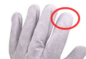Glove fingers