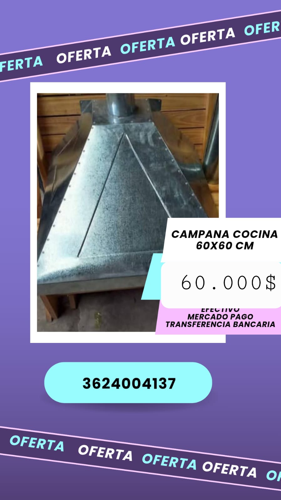 CAmpanas de cocinas,a medidas