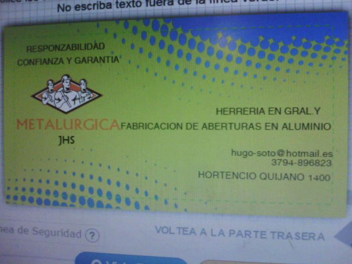 Metalúrgica JHS en Corrientes