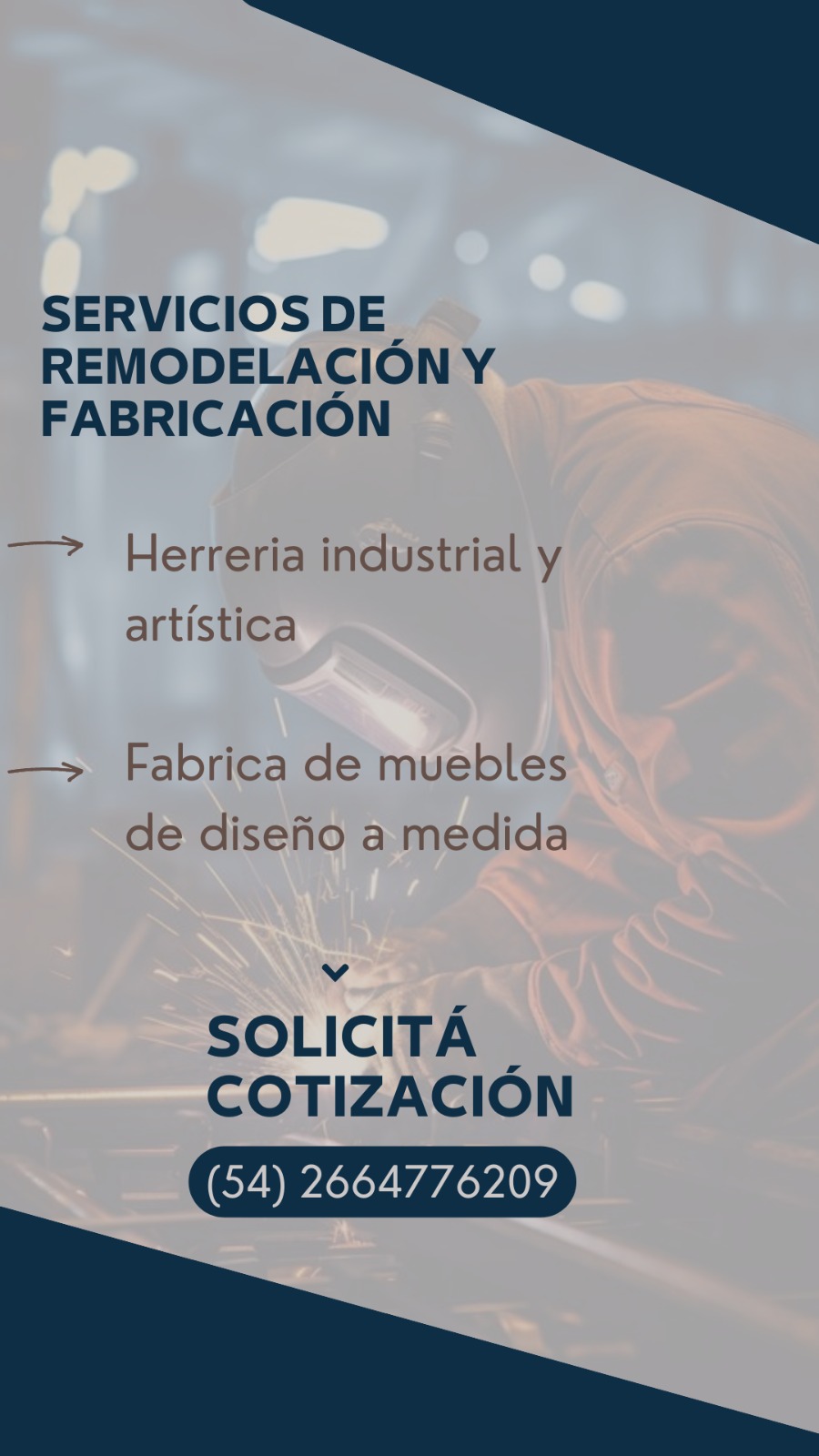 Realizo trabajos de herrería artística y de obra